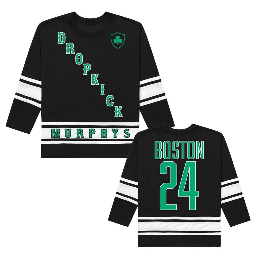 Dropkick Murphys Merch Dropkick Murphys Boston 2024 Hockey Jersey Gifts For Band Fans