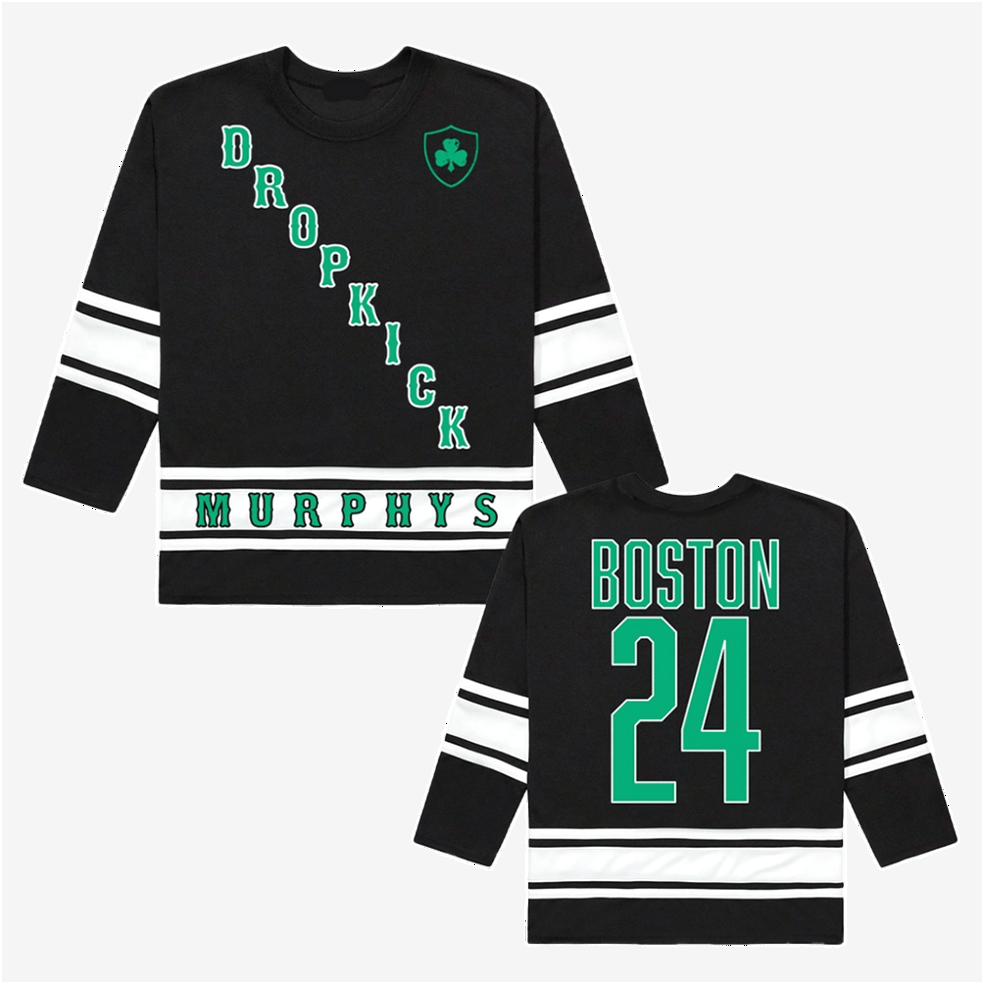 Dropkick Murphys Merch Dropkick Murphys Boston 2024 Hockey Jersey Gifts For Band Fans