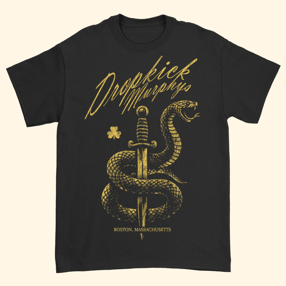 Dropkick Murphys Serpent And Dagger T-Shirt Dropkick Murphys Merch Birthday Gifts For Band Fans
