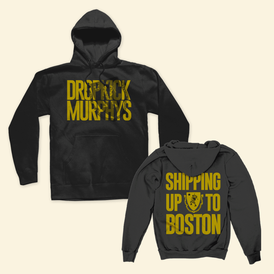 Dropkick Murphys Shipping Up To Boston Hoodie Dropkick Murphys Merch Gifts For Band Fans