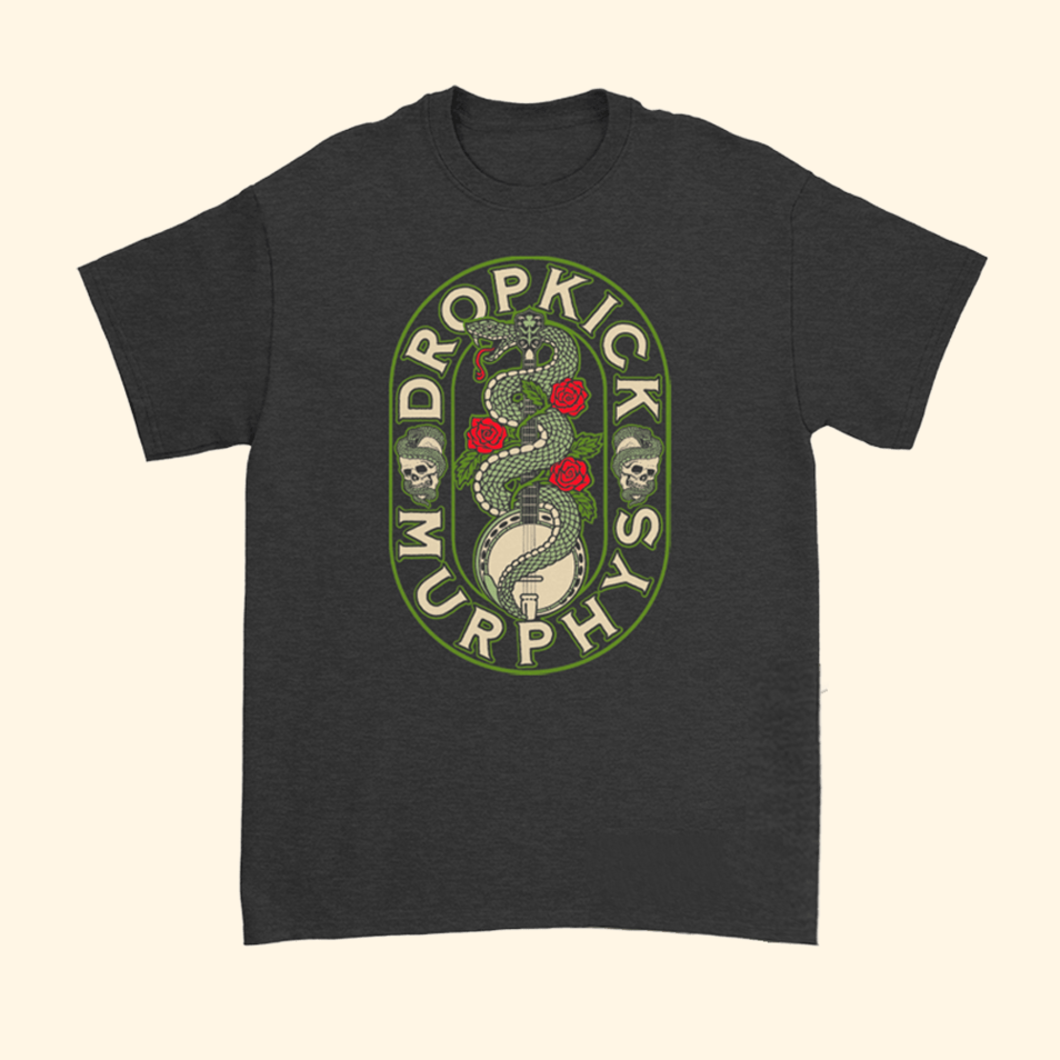 Dropkick Murphys Snake Banjo T-Shirt Dropkick Murphys Merch Birthday Gifts For Band Fans