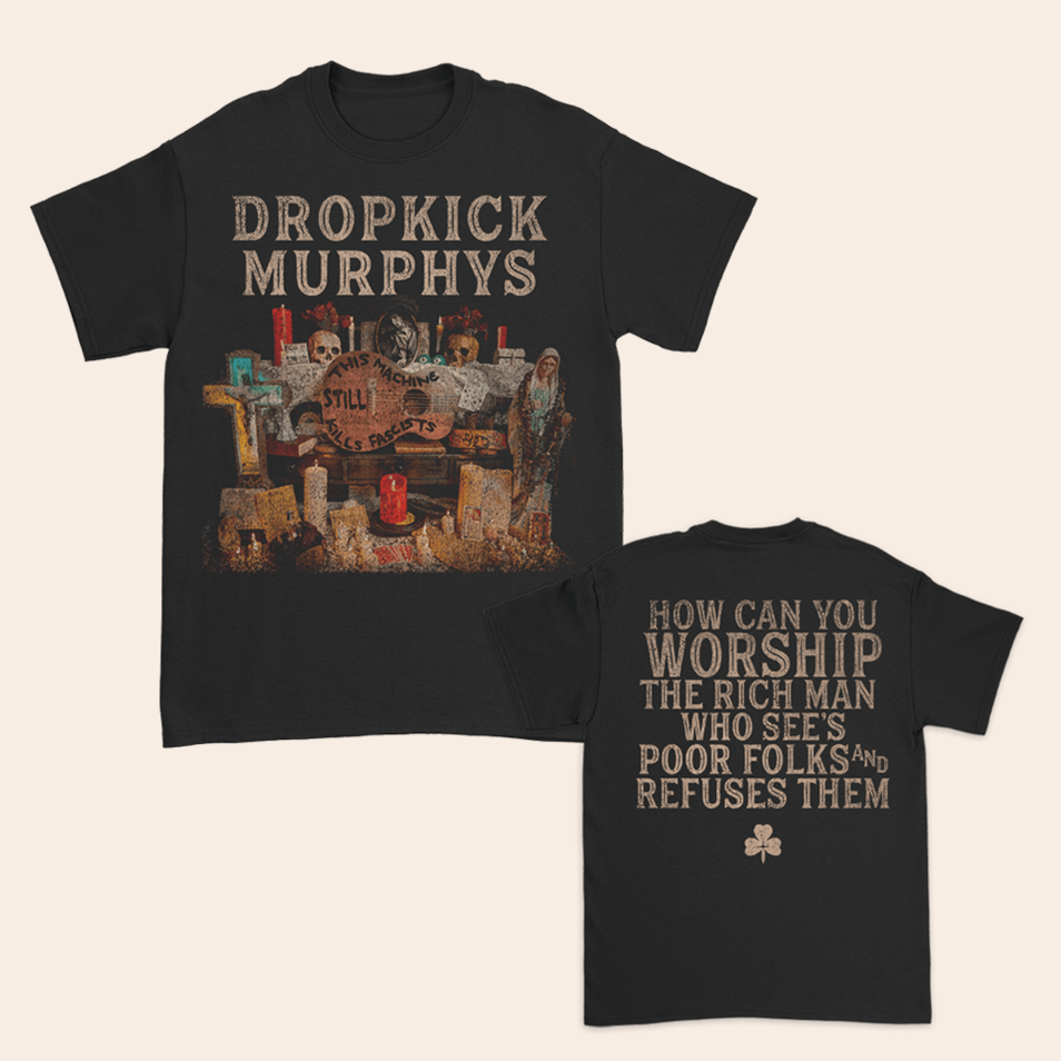 Dropkick Murphys This Machine Kills Fascists Album T-Shirt Dropkick Murphys Merch Fans Father's Day Gifts For Dad