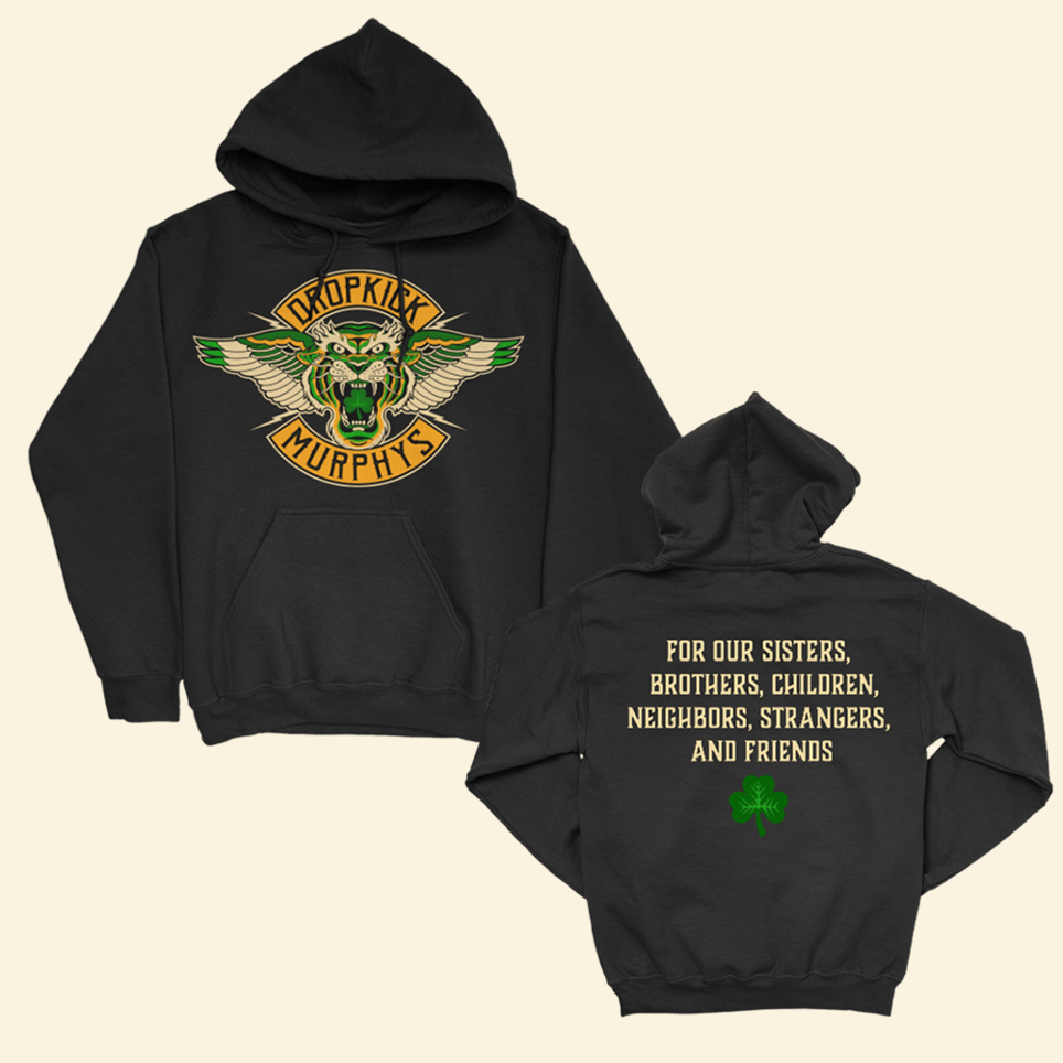 Dropkick Murphys Tigers Wings Hoodie Dropkick Murphys Merch Birthday Gifts For Band Fans