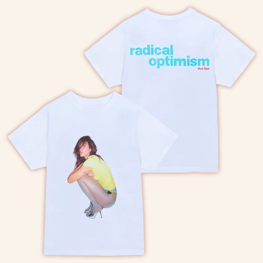 Dua Lipa Merch Tour 2025 Radical Optimism White Photo Shirt Gift Ideas For Fans