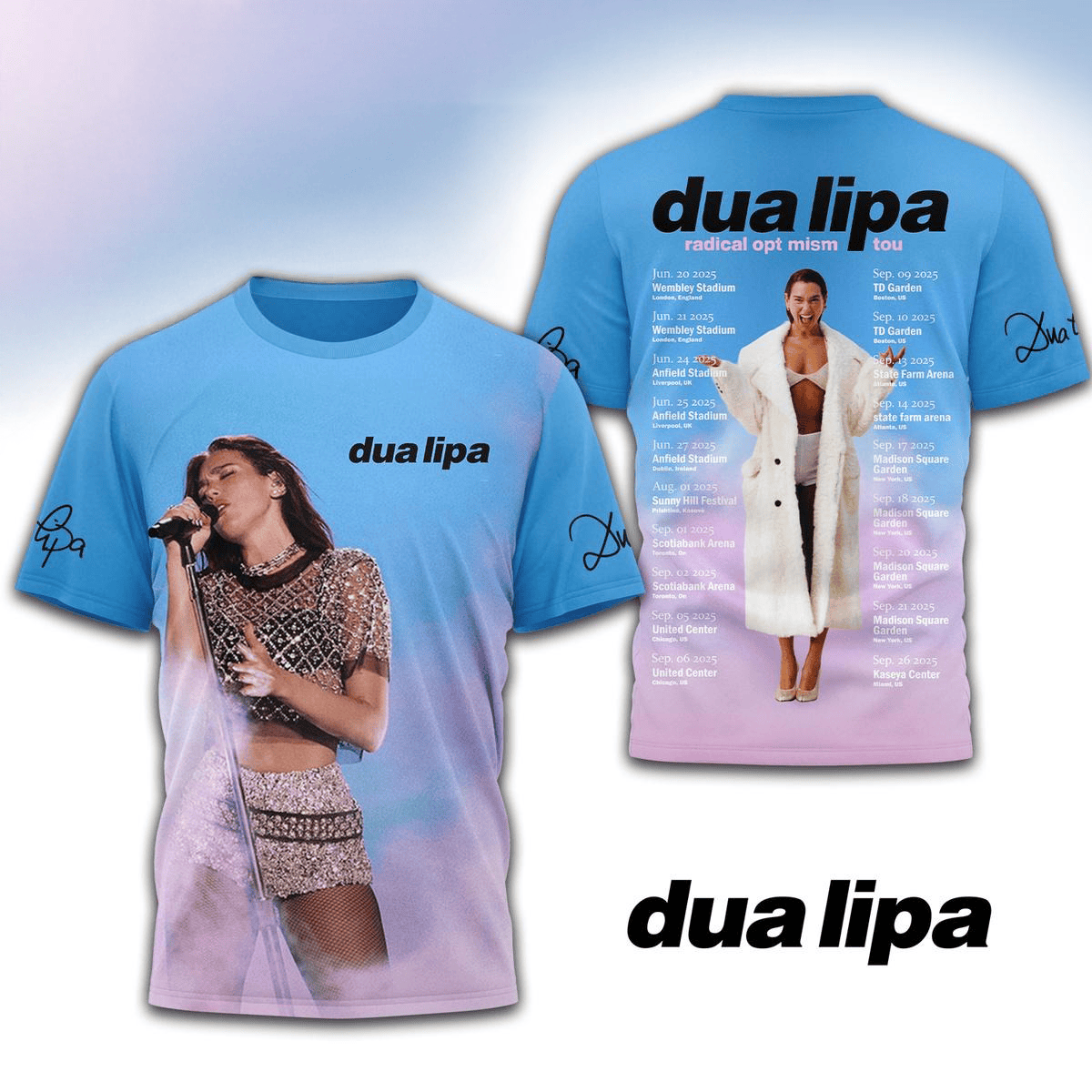 Dua Lipa Radical Optimism Tour 2025 T-Shirt Fan Merch Gifts For Friends
