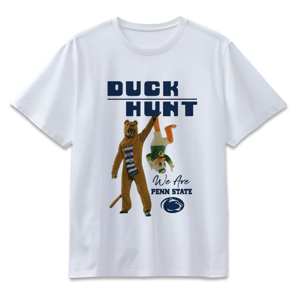Duck Hunt We Are Penn State T-Shirt Nittany Lions Merch Gifts For Football Lovers