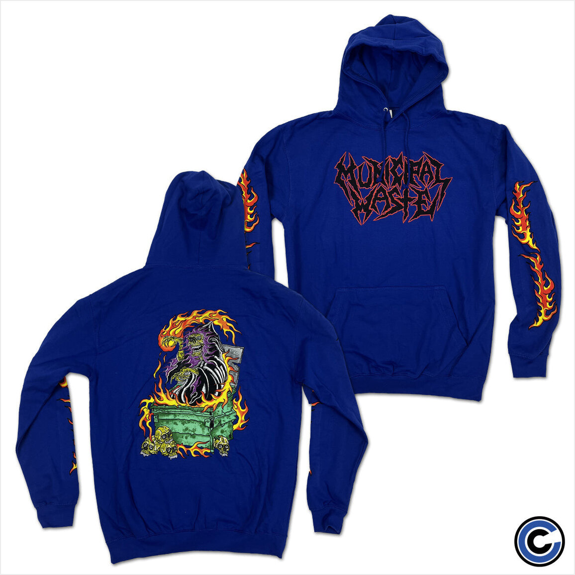 Dumpster Fire Hoodie Municipal Waste Merch Municipal Waste Hoodie Birthday Gift Ideas