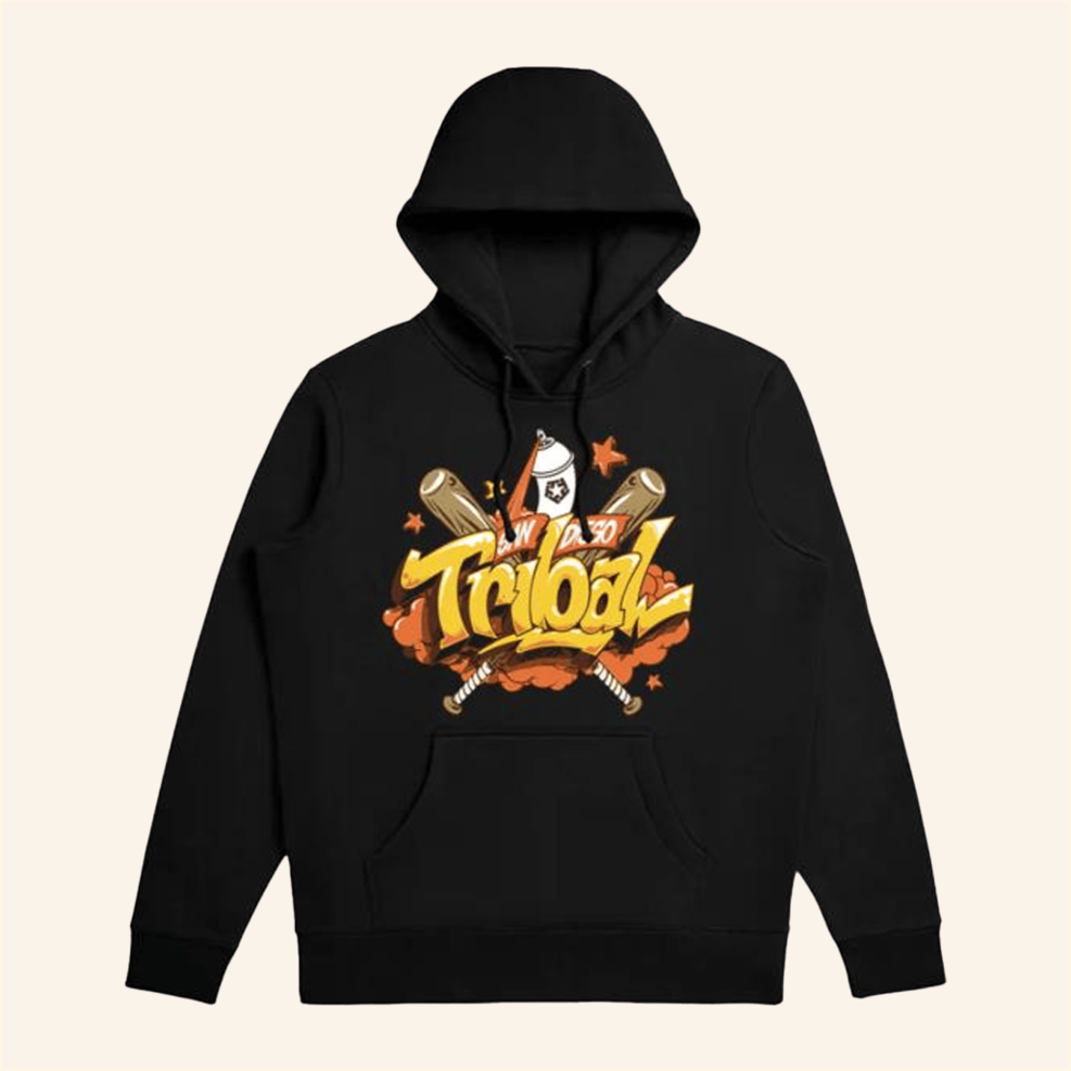 Duro Blast Black Men's Hoodie Tribal Streetwear Merch Gifts For Boyfriend Birthday Gift Ideas