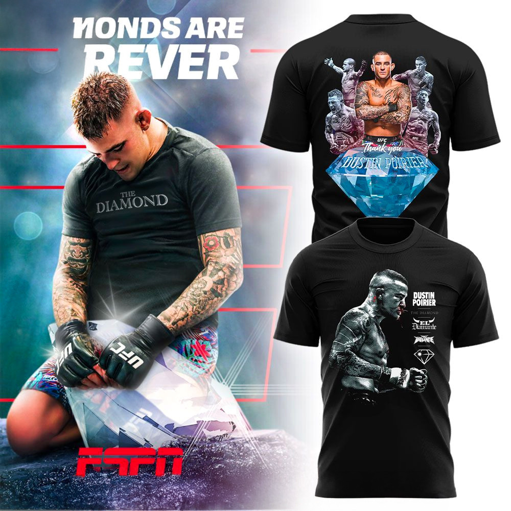 Dustin Poirier The Diamond The Last Dance T-Shirt Fan Merch Gifts For Him