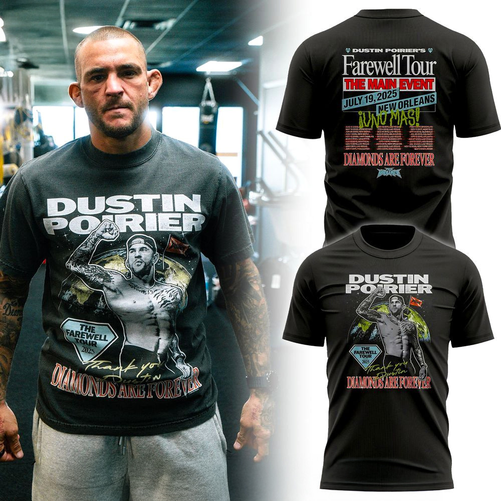 Dustin Poirier The Farewell Tour T-Shirt Fan Merch Gifts For Father