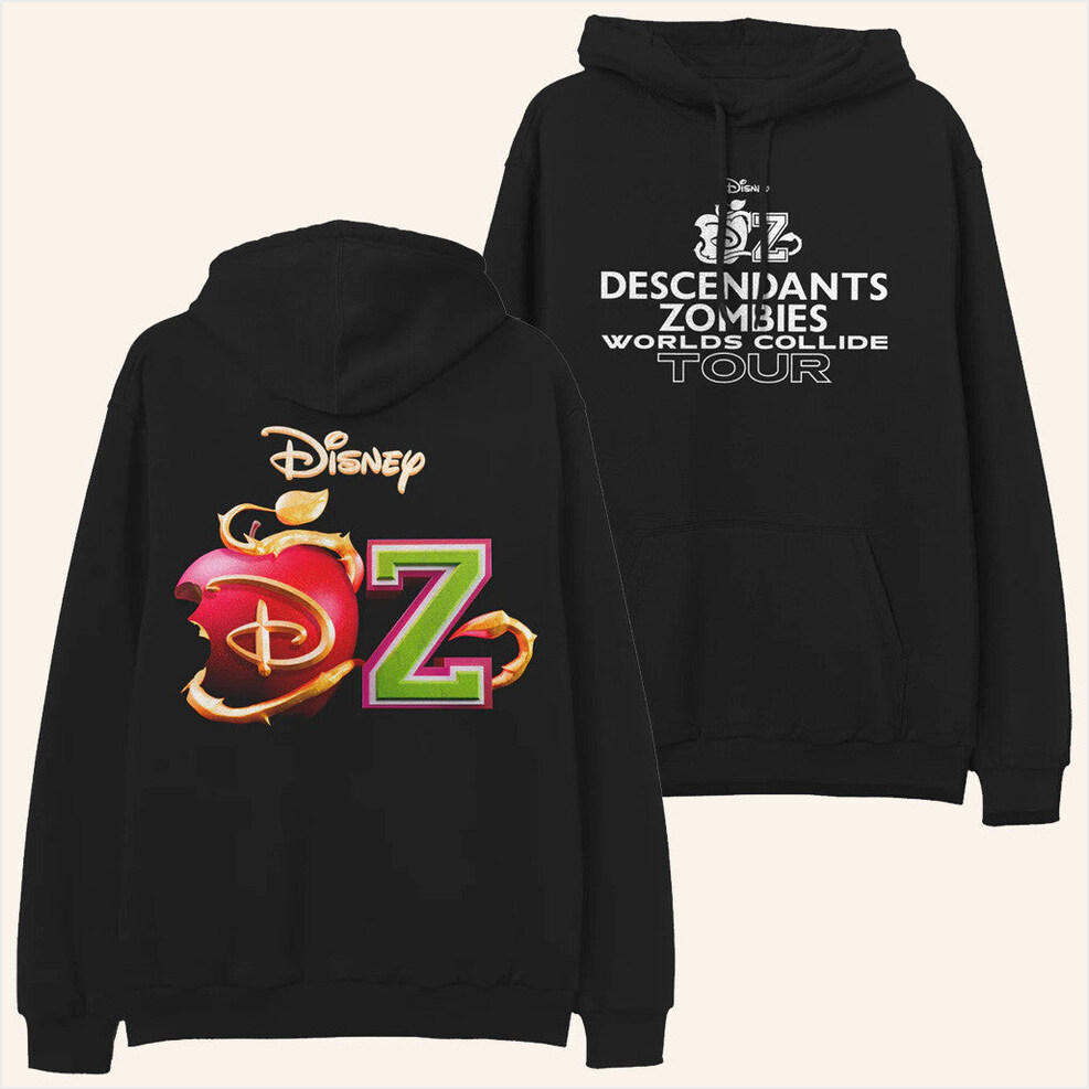 DZ Hoodie Descendants Zombies Worlds Collide Tour Merch Birthday Gifts For Fans Gifts For BFF