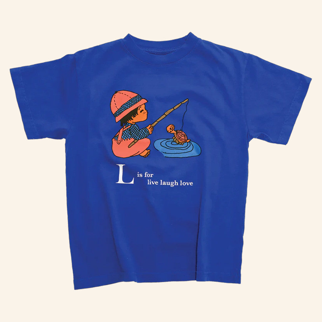 Earl Sweatshirt Merch L Is For Live Laugh Love Cobalt Blue Shirt Gifts For Friends