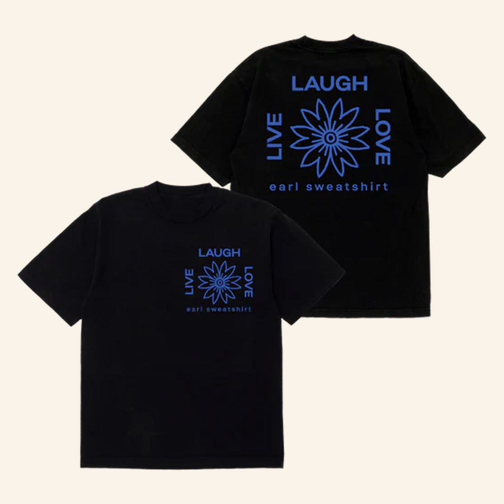 Earl Sweatshirt Merch Lll Flower Logo Black T-Shirt Gifts For Brother