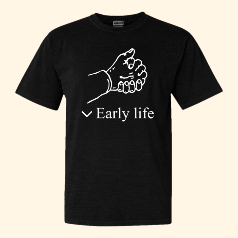 Early Life Hold Hand Shirt Birthday Gifts For Best Friend Father's Day Gifts For Dudes