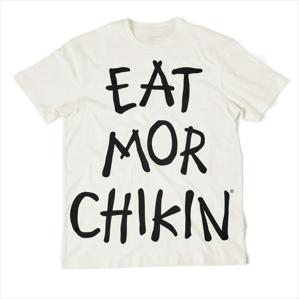 Eat Mor Chikin Graphic T-Shirt Chick Fil A Merch Gift Ideas For Husband Gifts For Friends