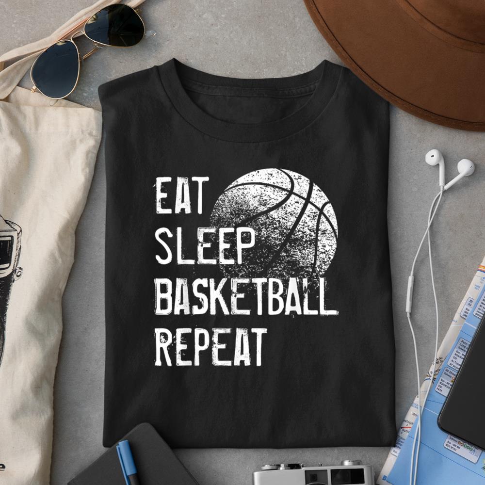 Eat Sleep Basketball Repeat Shirt for Men Women Girls Boys T-Shirt