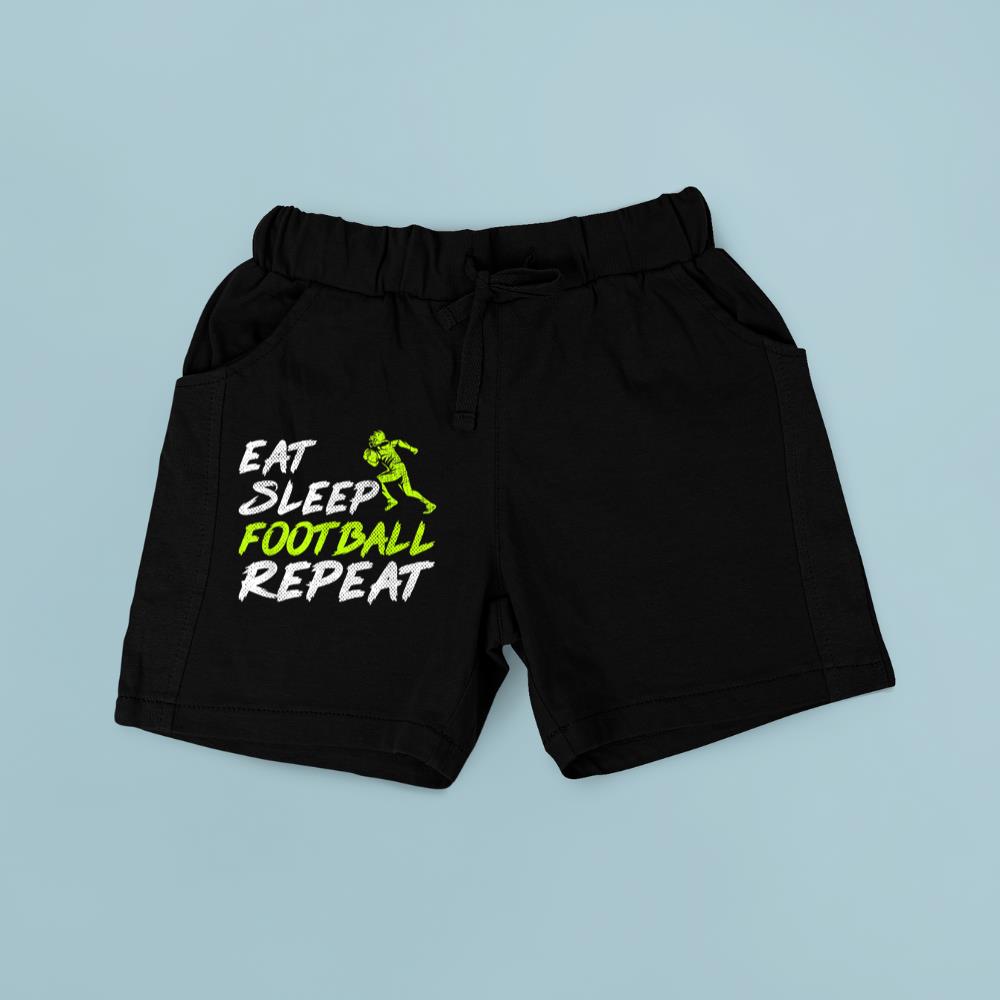 Eat Sleep Football Repeat Gifts For Men Women Boys Girls Short