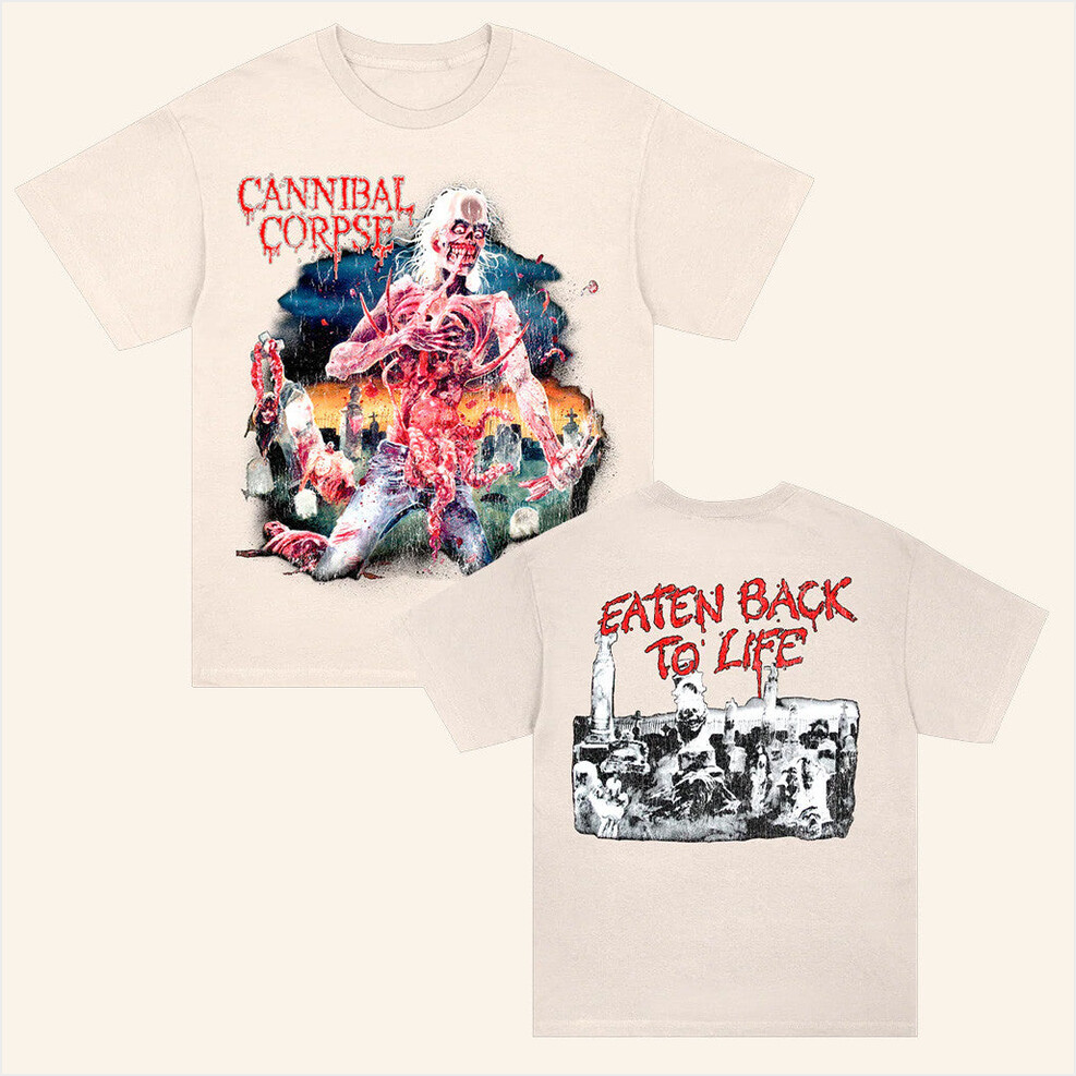 Eaten Back To Life T-Shirt Cannibal Corpse Merch Birthday Gifts For Boyfriend Gifts For Friends