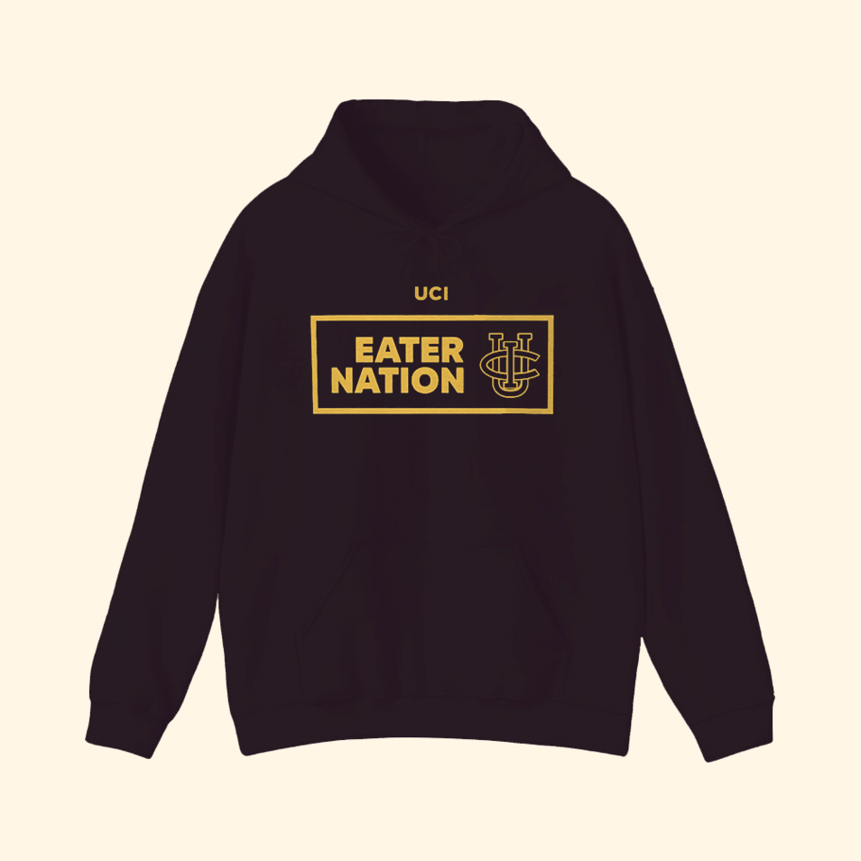Eater Nation Hoodie UC Irvine Eater Nation Black Hoodie Gifts For Fans Gifts For Friends