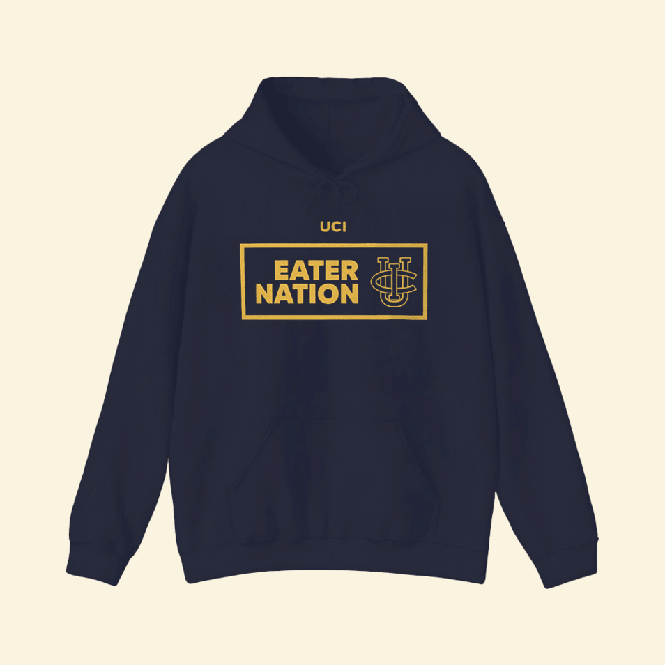 Eater Nation Hoodie UC Irvine Eater Nation Navy Hoodie Birthday Gifts For Fans Best Friend Gifts
