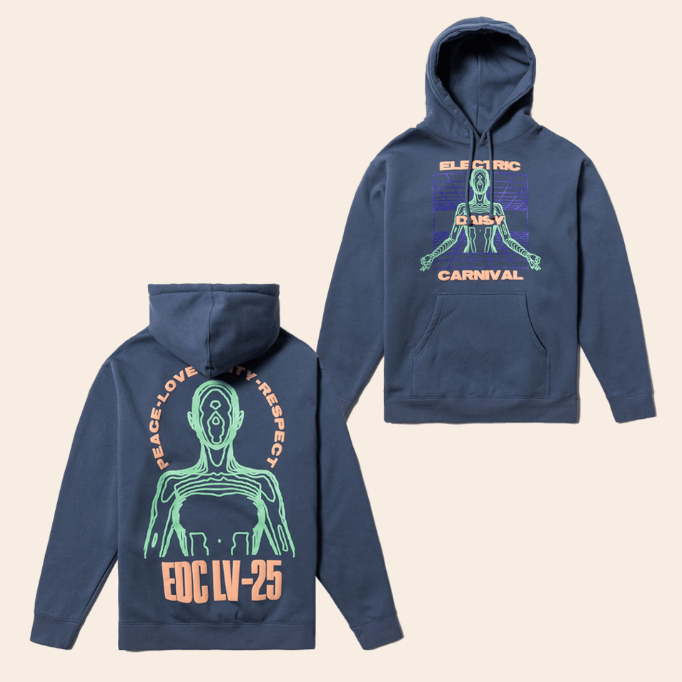 EDC Las Vegas Vibrancy Hoodie EDC Merch Gifts For Music Fans Father's Day Best Friend Gifts