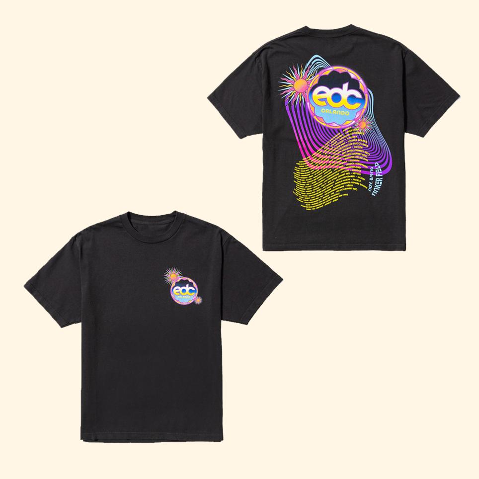 EDC Orlando 2024 Lineup T-Shirt EDC Merch Music Gifts For Fans Father's Day Gifts For Brother