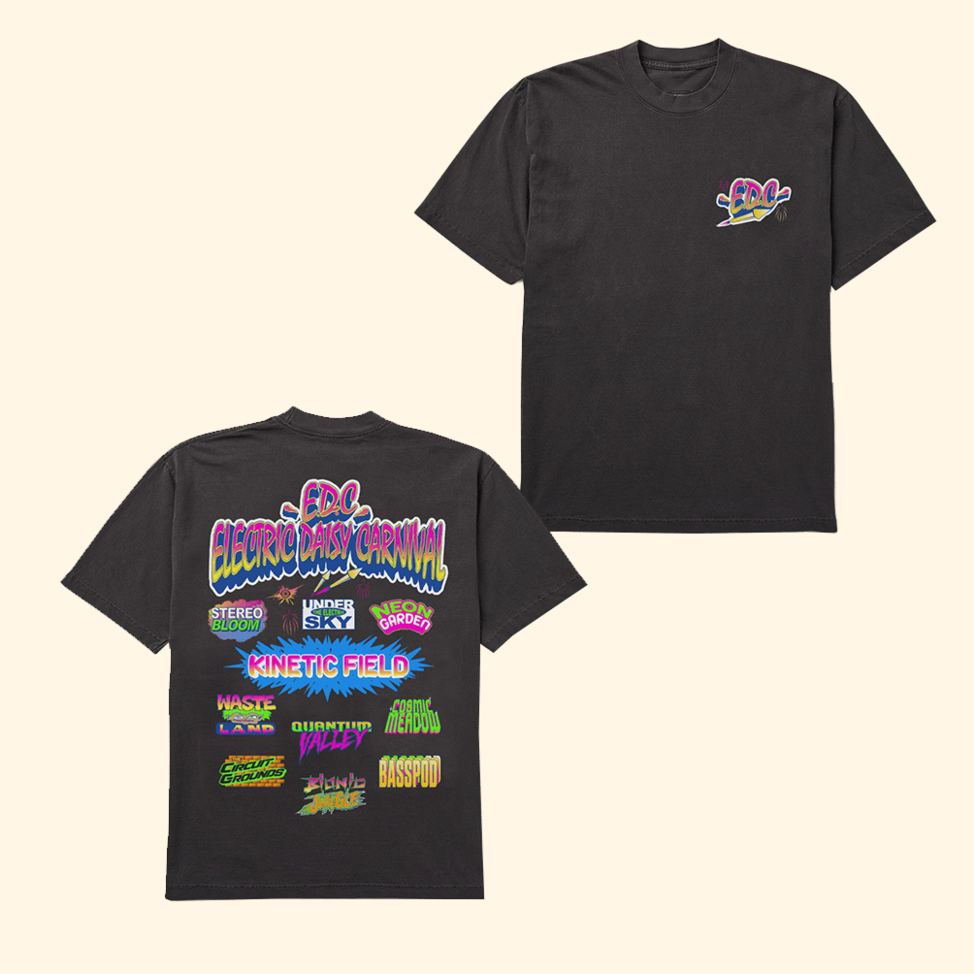 EDC Orlando Fireworks Stages T-Shirt EDC Merch Music Birthday Gifts For Fans BFF Gifts Ideas