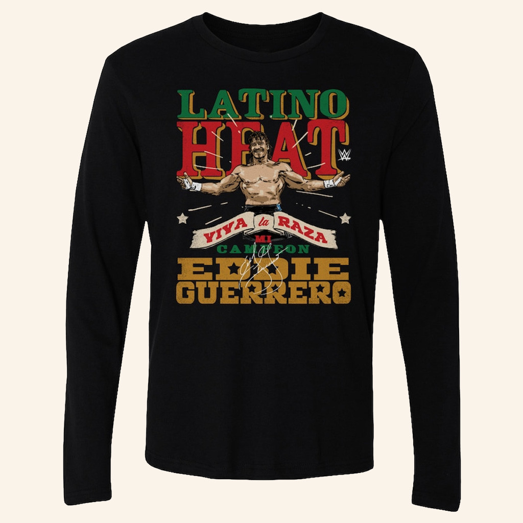 Eddie Guerrero Mi Campeon Long Sleeve T-Shirt Fan Merch Gifts For Him
