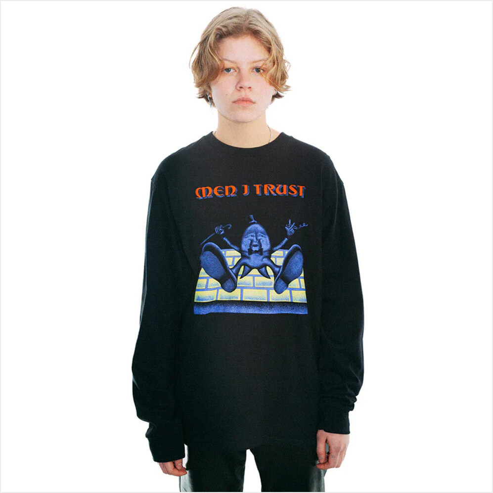 Egg Fellow Black Long Sleeve T-Shirt Men I Trust Merch Gifts For Brother Gifts For Besties