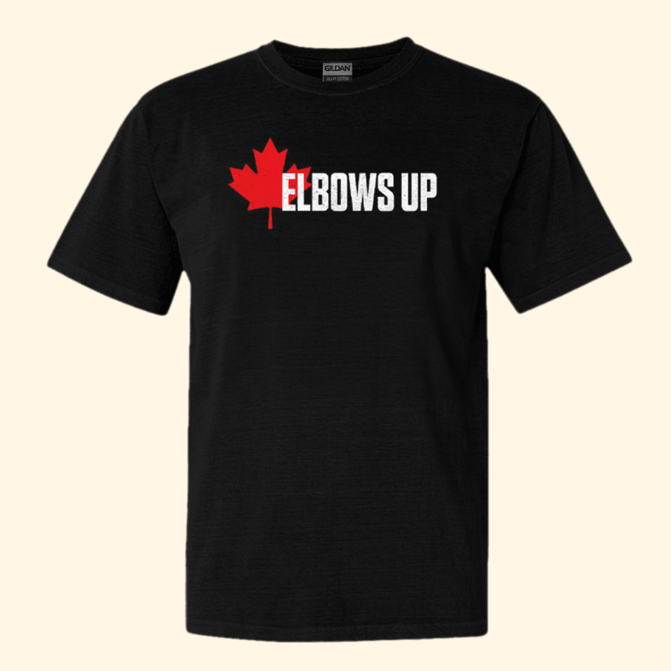 Elbows Up Canada T-Shirt Gifts For Canadian Birthday Gifts For Brother BFF Gifts Ideas