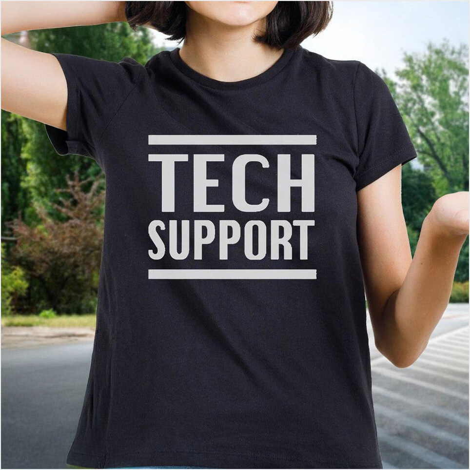 Elon Musk Tech Support Shirt Funny Political T-Shirt Elon Musk Merch Anniversary Gifts For Men