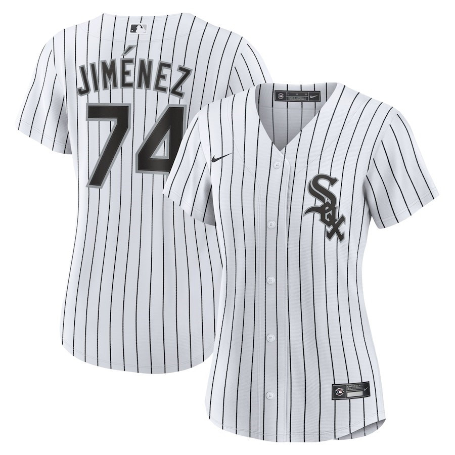Eloy Jimenez 74 Chicago White Sox Women's Home Player Jersey - White - JS529