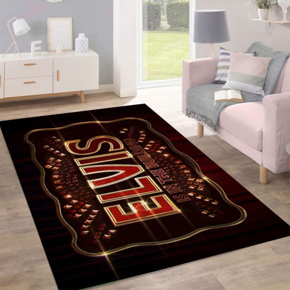 Elvis Presley Rectangular Rug Gifts For Music Lovers