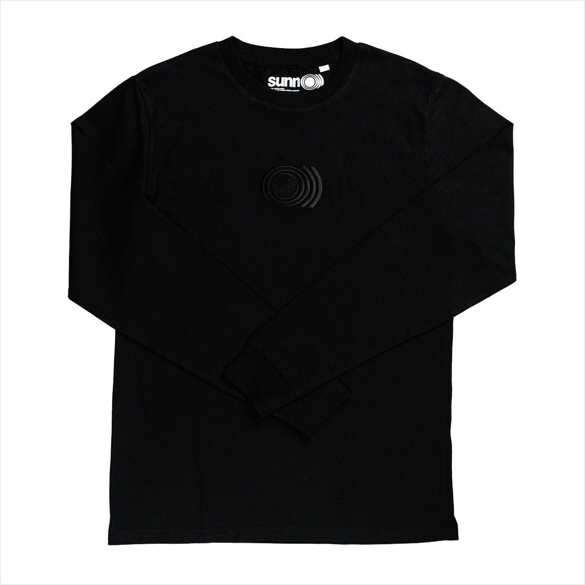 Embroidered Logo Black On Black Long Sleeve Shirt Sunn O))) Merch Sunn O))) Shirt Father's Day Gifts For Husband