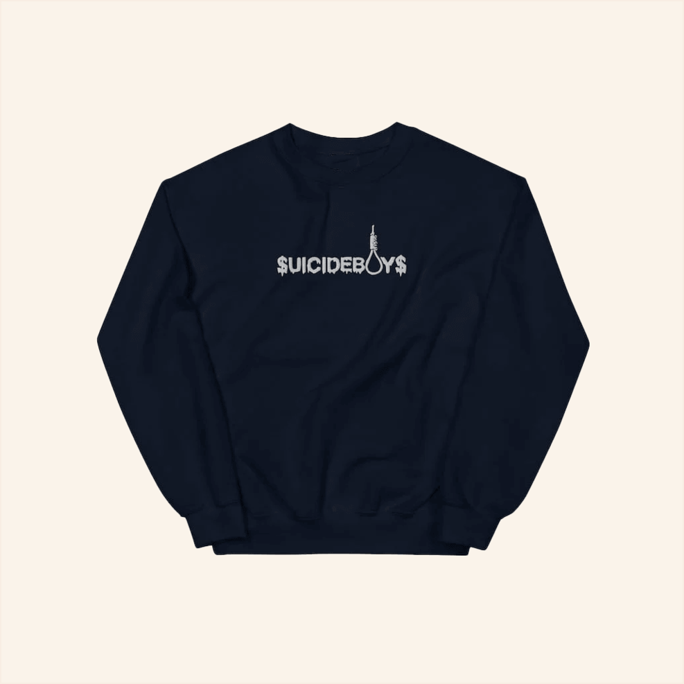Embroidered Sweatshirt Suicide Boys Merch SuicideBoys Hoodie Gift Ideas For Music Lovers