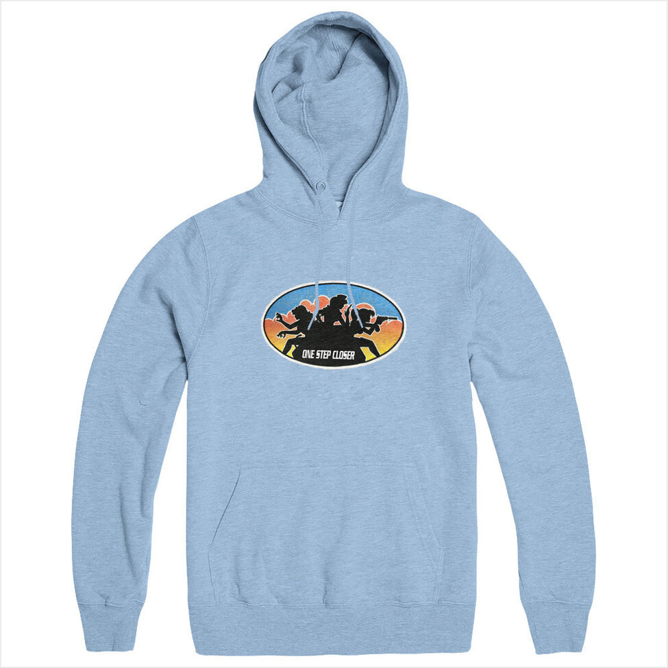 Embroidered Vintage Anime Hoodie One Step Closer Merch One Step Closer Hoodie Father'S Day Gifts For Metal Music Lovers