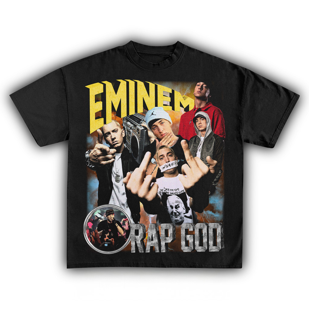 Eminem Rap God T-Shirt Fan Merch Music Lovers Christmas Present Ideas