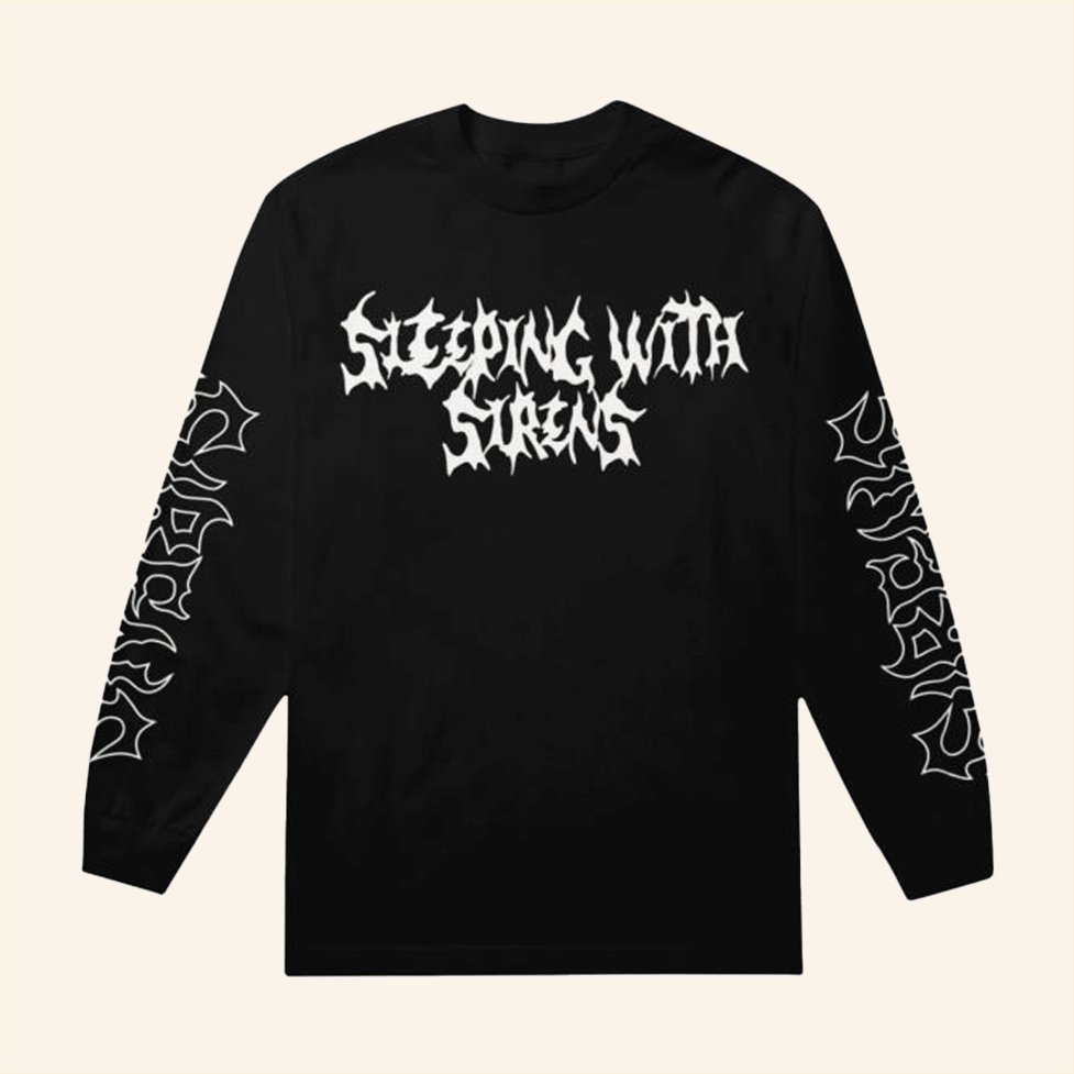Emo Metal Black Long Sleeve T-Shirt Sirens Merch Unique Gifts For Boyfriend Gifts For Best Friend