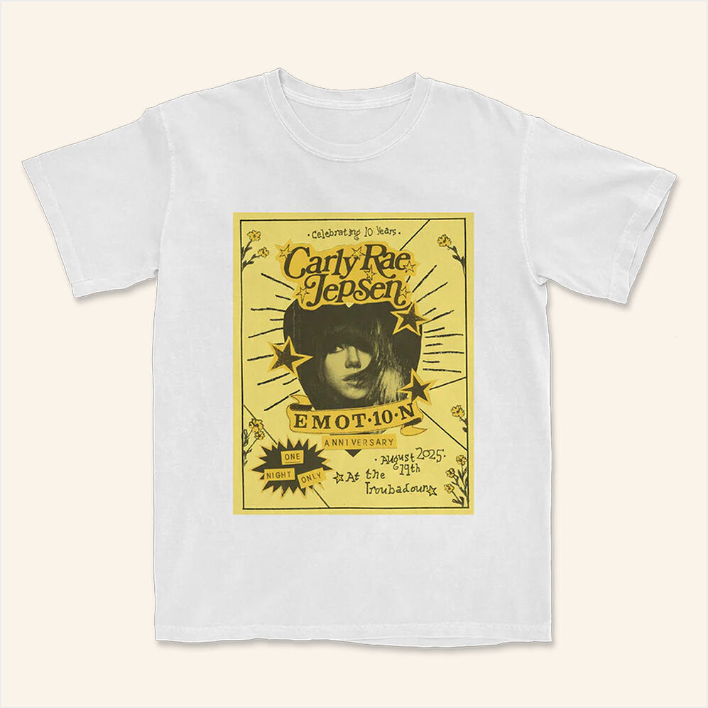 Emotion One Night Only Shirt Carly Rae Jepsen Merch Best Gifts For Husband BFF Gifts Ideas