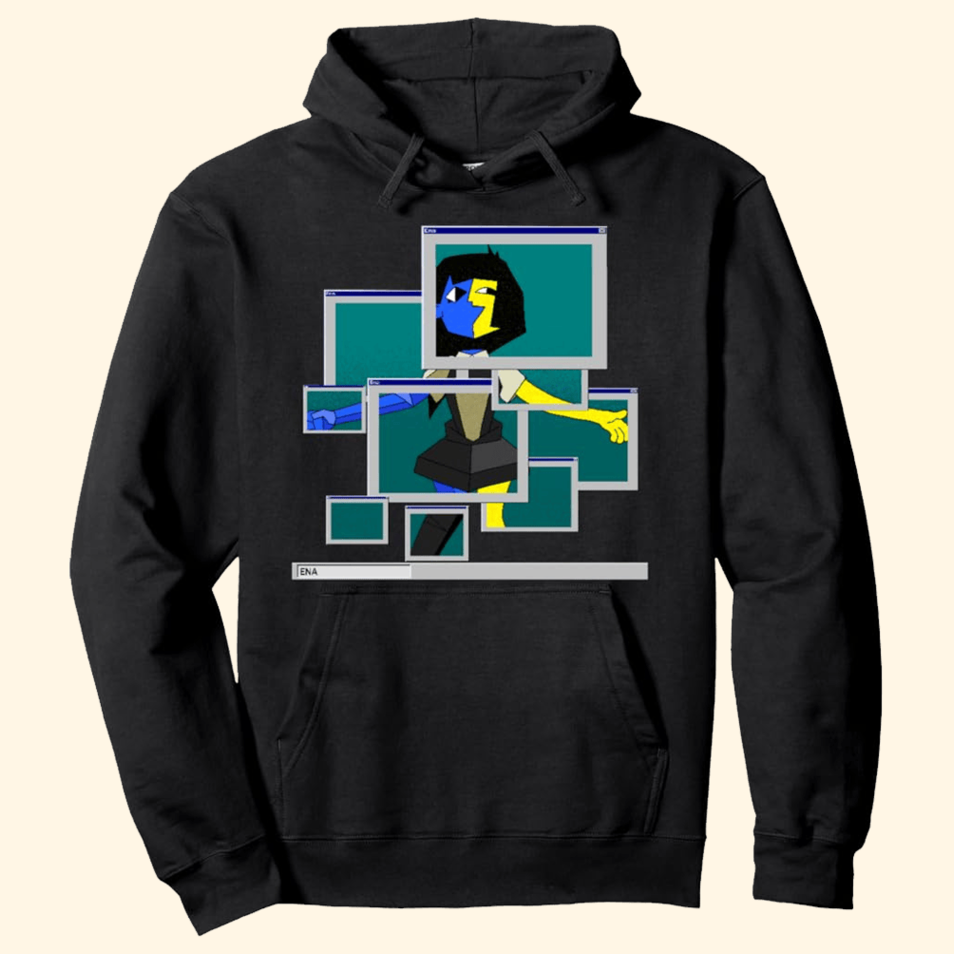 Ena Pop-Up Hoodie Ena Merch Best Father's Day Gifts For First Time Dad Gift Idea for Him