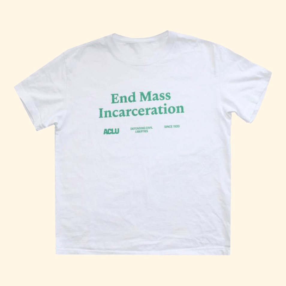 End Mass Incarceration T-Shirt ACLU Merch Father's Day Present Ideas Birthday Gift Ideas