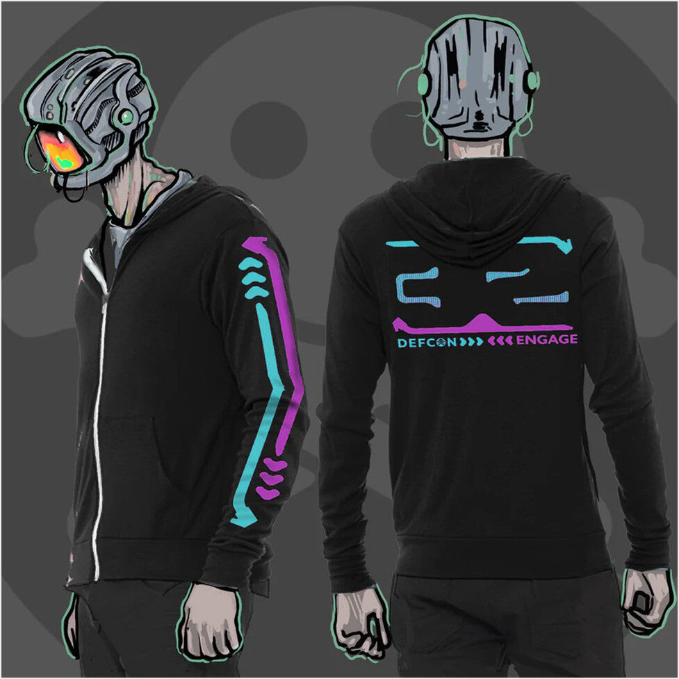 Engage Zip Hoodie Defcon Merch Gift Ideas For Husband Birthday Gift Ideas Christmas Presents