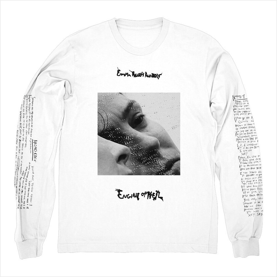 Engine Of Hell White Long Sleeve Shirt Emma Ruth Rundle Merch Emma Ruth Rundle Shirt Dad Gifts For Father's Day 2024