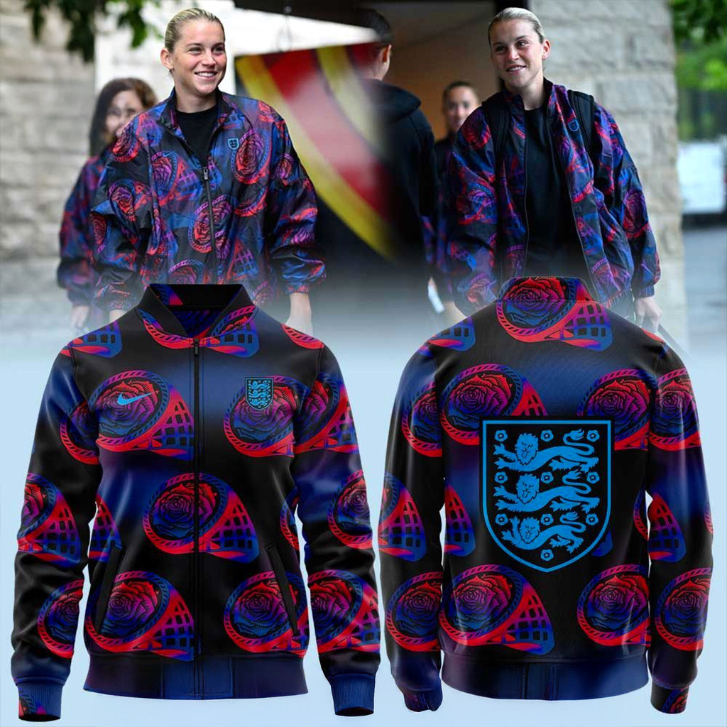England FC 2025 Essential Bomber Jacket Fan Merch Gifts For Wife