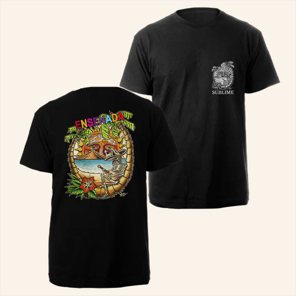 Ensenada Crest Black T-Shirt Sublimelbc Merch Gifts For Father Birthday Gift Ideas