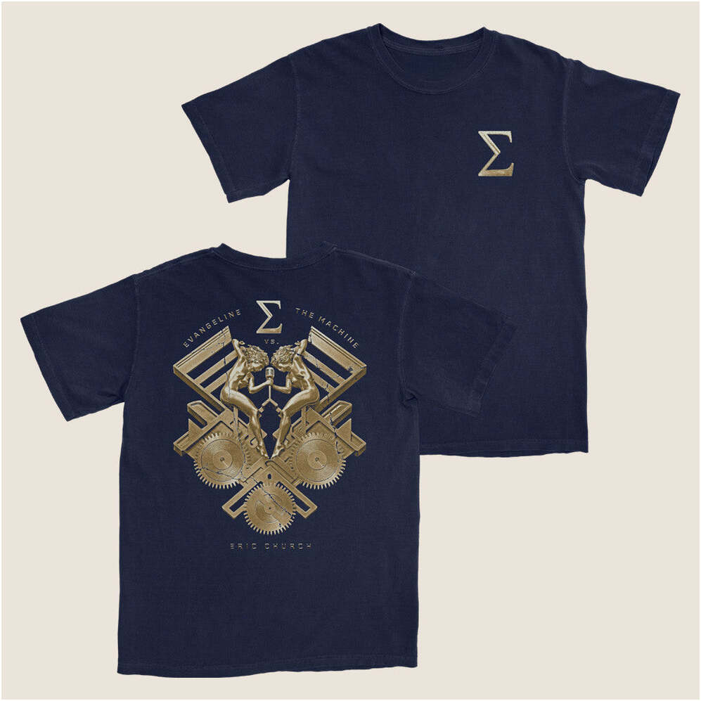 Eric Church Merch The Golden Gears T-Shirt Best Gifts For Friends Birthday Gifts For Brother