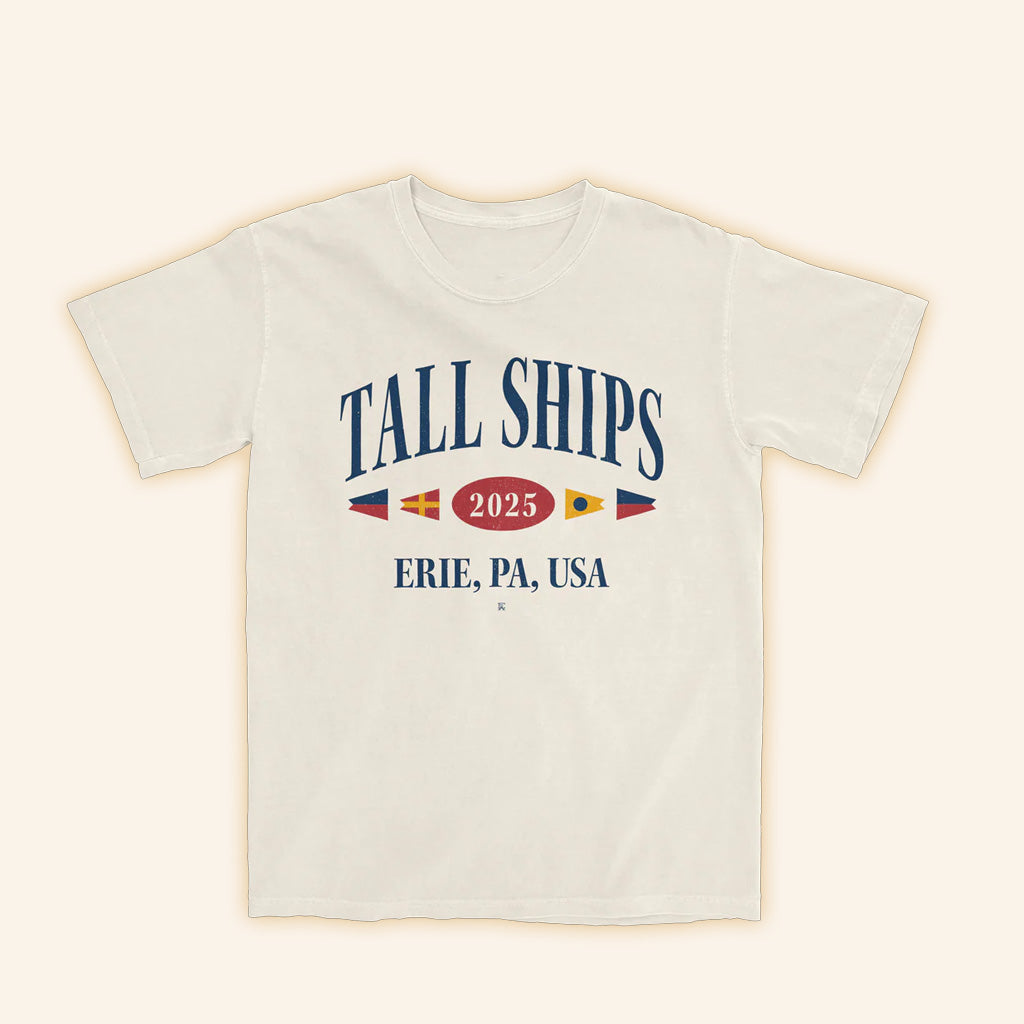 Erie Apparel Merch Tall Ships Signal T-Shirt Gifts For Dad