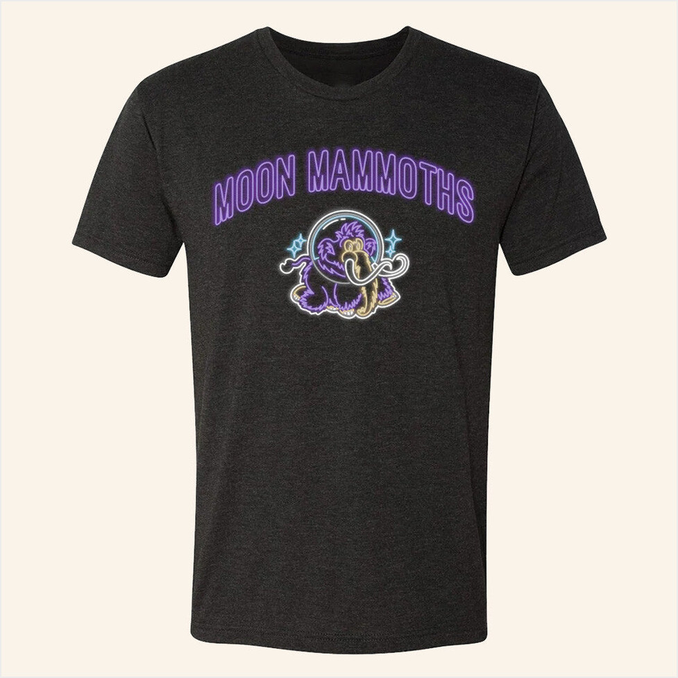 Erie Seawolves 108 Moon Mammoths Neon T-Shirt Seawolves Merch Birthday Gifts For Best Friend
