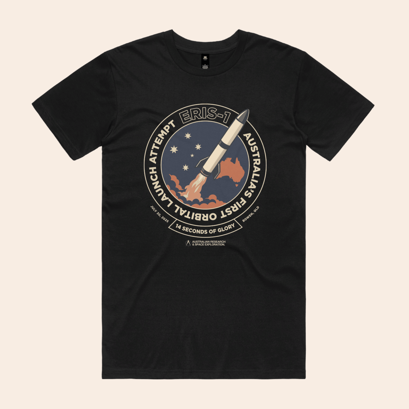 ERIS-1 14 Seconds of Glory T Shirt Black Space Australia Merch Birthday Gifts For Friends