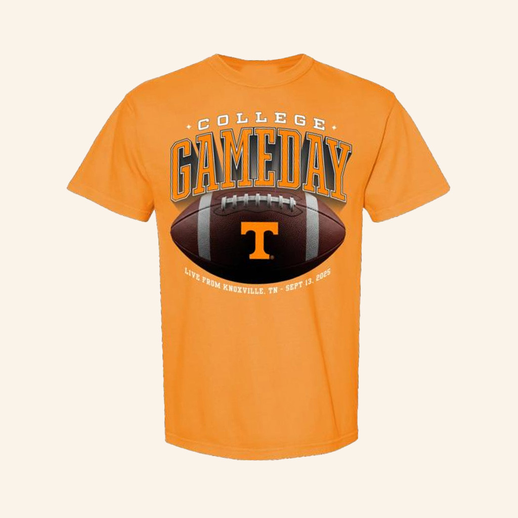 ESPN Merch Tennessee College Gameday T-Shirt Unique Gift Ideas For Football Lovers